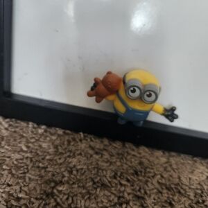 2019 McDonalds The Rise of Gru Bob Minion with Teddy Bear Happy Meal Toy Figure